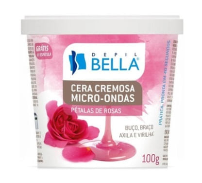 Cera Depilatoria Depilbella Microondas Petalas Rosas 100G