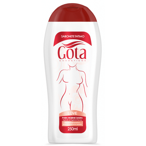 Sabonete Liquido Intimo Gota Dourada Love 250ml