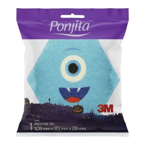 Esponja para Banho Monstros Kids Ponjita