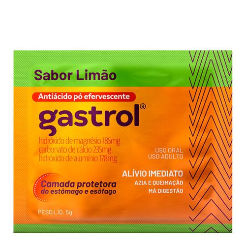 Gastrol Efervescente 5g Limão