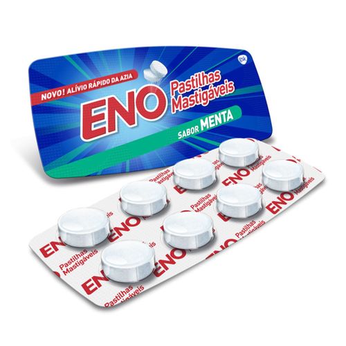 Eno Sabor Menta com 8 Pastilhas Mastigáveis
