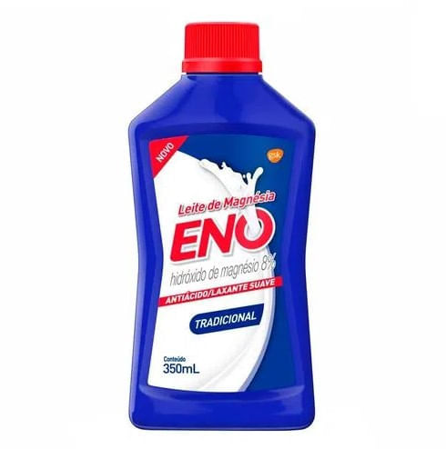Leite De Magnesia Eno 350Ml Sabor Tradicional