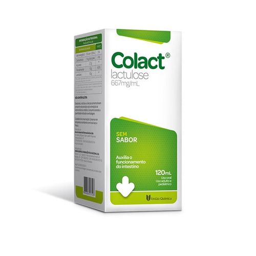 Colact Sem Sabor Solução Oral Lactulose 120mL