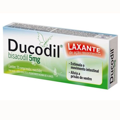Ducodil 5mg com 20 Comprimidos