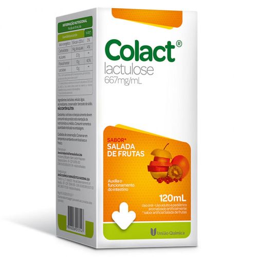 Colact Salada de Frutas Solução Oral Lactulose 120mL
