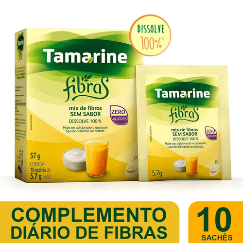 Tamarine Fibras 57g com 10 Saches de 5,7g cada Hypera