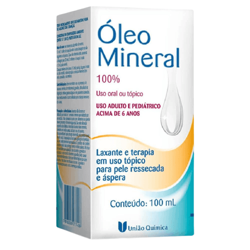 Óleo Mineral União Química 100Ml