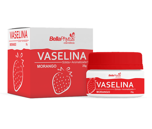 Vaselina Sólida Bisnaga Bella Phytus Morango 25G