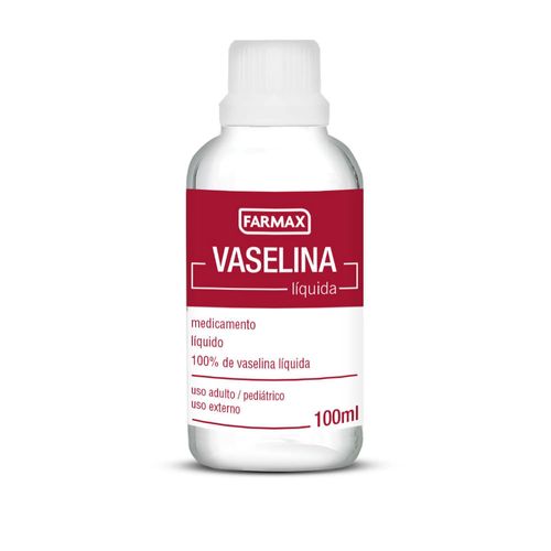 Vasemax Vaselina Líquida com Vitamina E Farmax 100mL