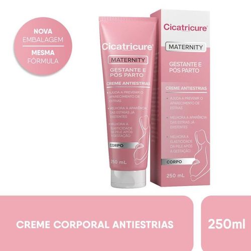 Cicatricure Creme Antiestrias Maternity Gestante e Pós Parto 250ml