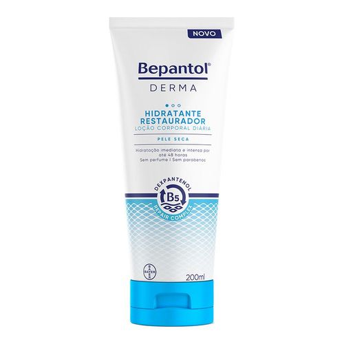 Loção Corporal Hidratante Restaurador Bepantol Derma com 200ml