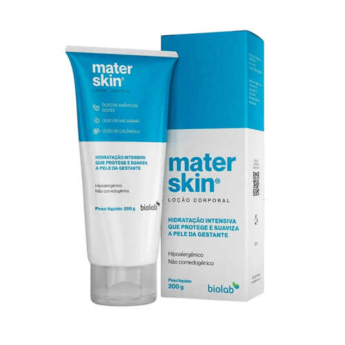 MaterSkin Loção Hidrat Prev de Estrias na Gestação 200g