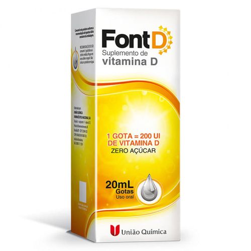 Font D Vitamina D (Colecalciferol) Gotas (200UI/Gota) 20mL
