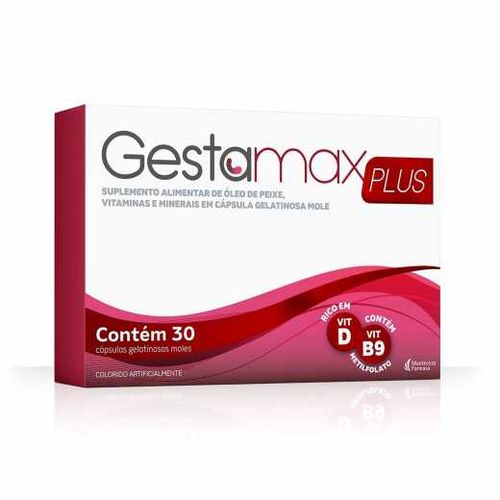 Gestamax Plus com 30 capsulas