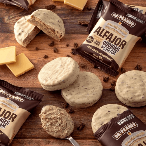 Alfajor Cookies e Cream Dr. Peanut 55g