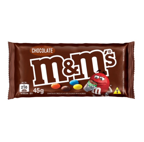 Chocolate Nestle M&Ms Confeito Ao Leite 45G