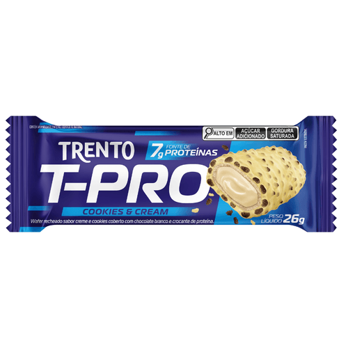 Wafer Trento T-Pro Cookies e Cream 26g