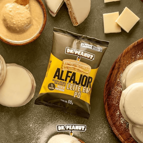 Alfajor Dr. Peanut Leite em Pó 55g