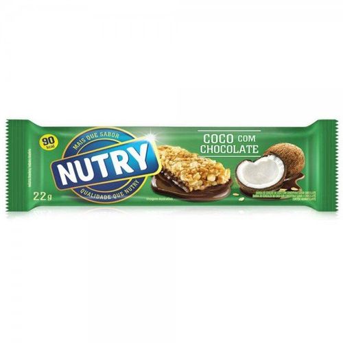 Barra de Cereal  Nutry Coco com Chocolate 22g