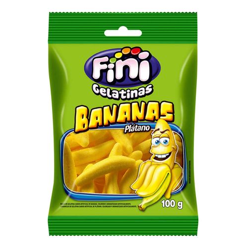 Bala Fini Gelatinosas Bananas 100G