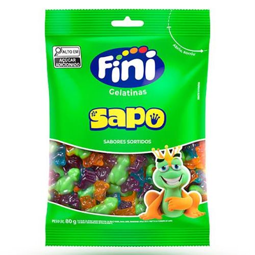 Fini Bala Gelatinosas Sapo 80G