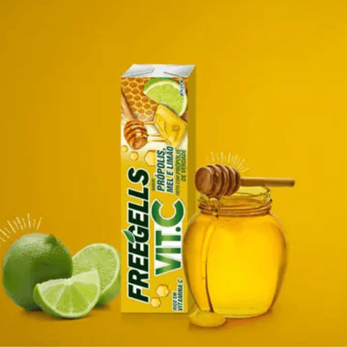 Bala Freegells Propolis Mel e Limão 32g