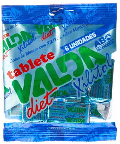 Valda Tabletes Diet Sachê com 6 unidades