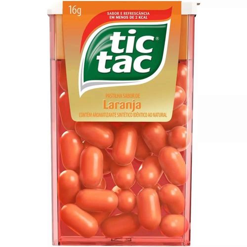 Bala Tic Tac Sabor Laranja 16gr