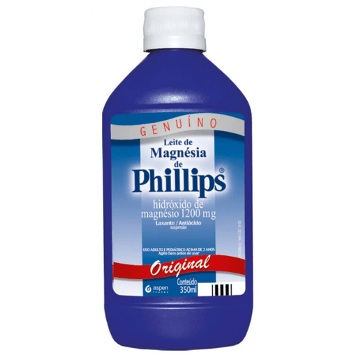 Leite de Magnésia Phillips Original Suspensão Oral 350ml