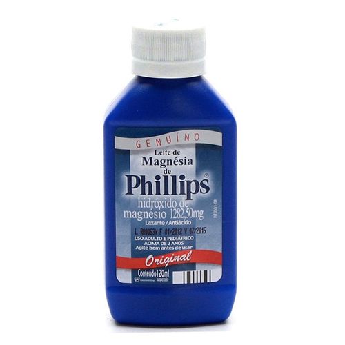 Leite de Magnésia Phillips Original Suspensão Oral 120ml