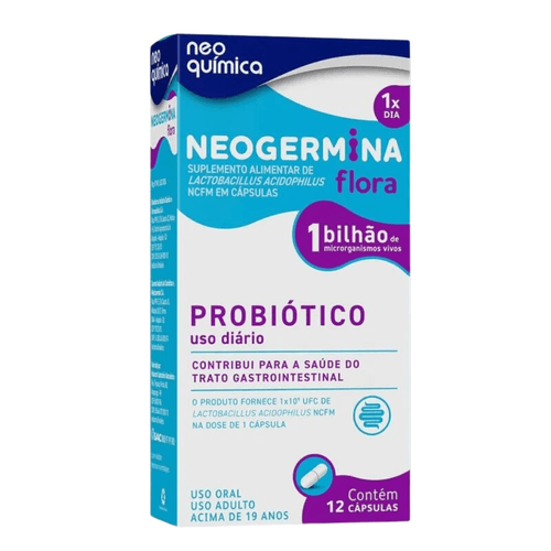 Neogermina Flora 1 Bilhão Neo Química 12 Cápsulas