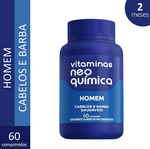 Vitaminas Neo Química Homem com 60 Comprimidos