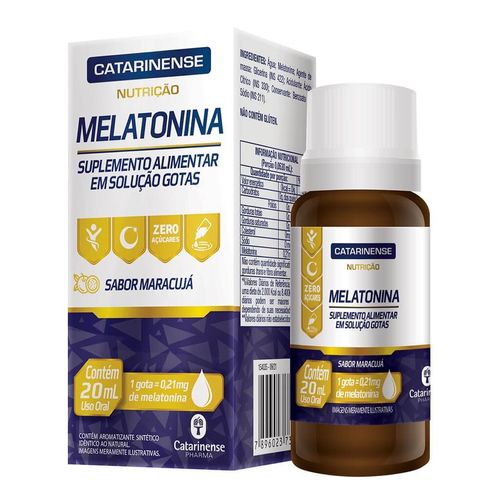 Melatonina Sabor Maracujá 20ml Catarinense