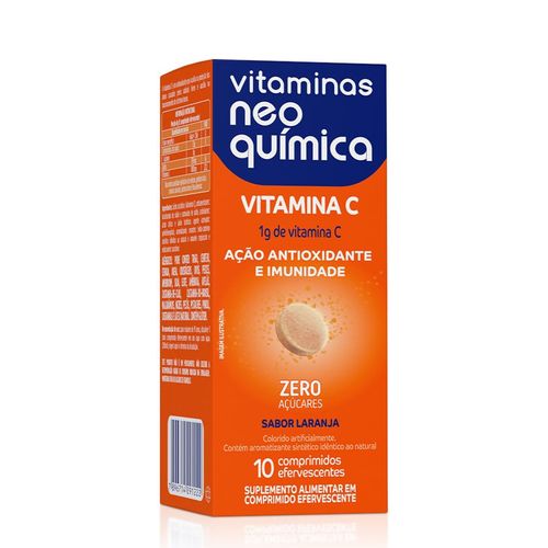 Vitamina Neo Química Vit C 10 comprimidos Efervescentes