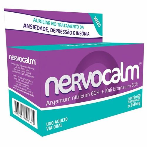Nervocalm 250mg com 60 Comprimidos