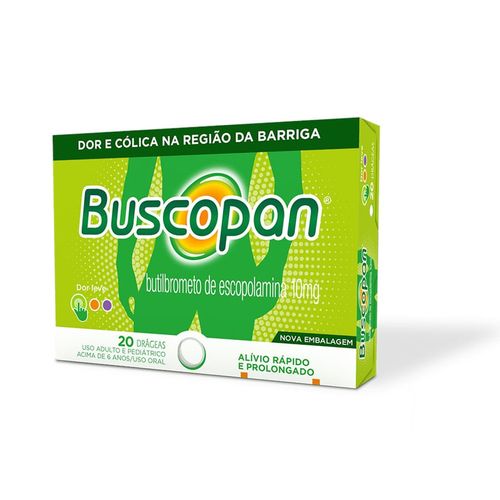 Buscopan com 20 comprimidos