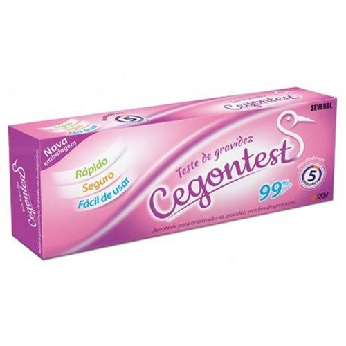 Teste de Gravidez Cegontest Com 1 Unidade