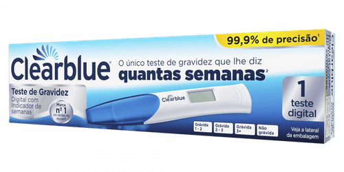 Clearblue Teste De Gravidez Digital Indicador De Semanas