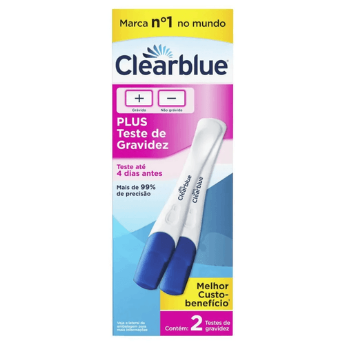 Teste de Gravidez Clearblue Detecção Rápida 2 Unidades
