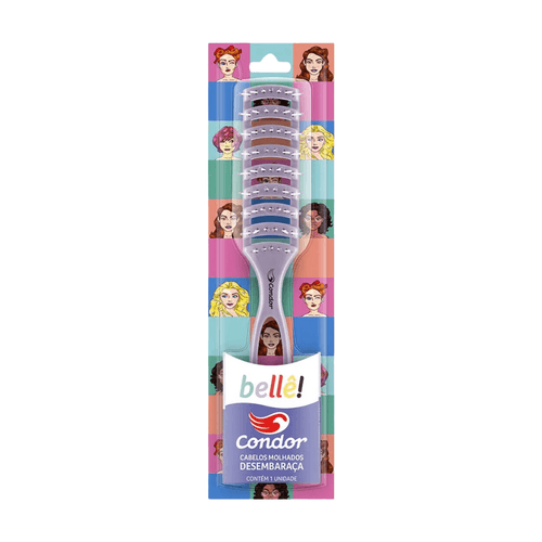 Escova Para Cabelos Condor Bellê Vazada 9722