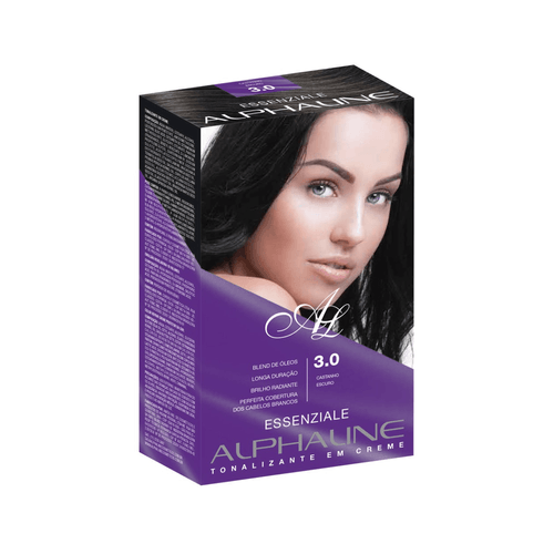 Kit Tonalizante Alpha Line Essenziale Castanho Escuro 3.0