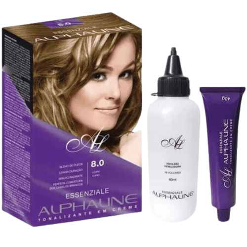 Kit Tonalizante Alpha Line Essenziale Louro Claro 8.0