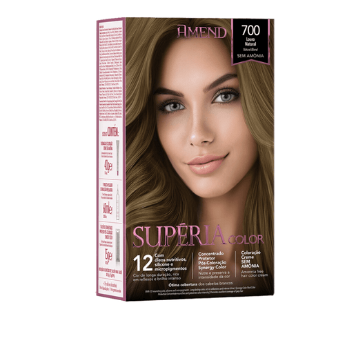 Amend Supéria Color Tonalizante Kit Louro Natural 700