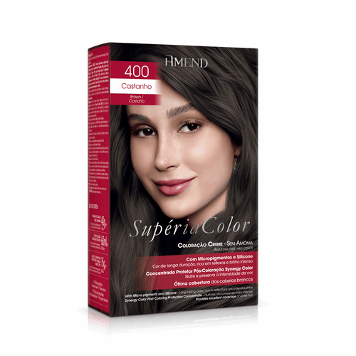 Tonalizante Amend Supéria Color Castanho 400