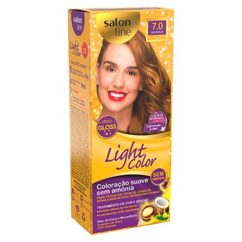 Salon Line Tonalizante de Cabelo Light Color - 70 Louro Natural