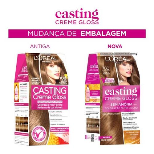 Tintura L'Oréal Paris Casting Creme Gloss 700 Louro Natural
