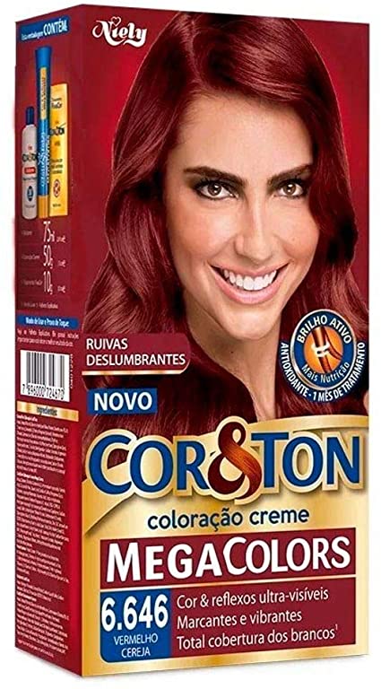 Tintura Cor&Ton Niely Vermelho Cereja 6.646