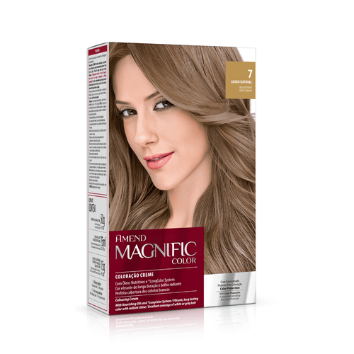 Coloração Creme Amend Magnific Color Louro Natural 7
