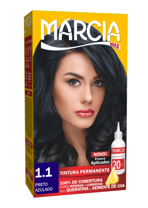 Tintura Marcia Preto Azulado 1.1