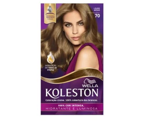 Tintura Koleston Louro Medio 70